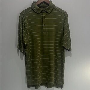 Bobby Jones X-H20 Men’s Green Striped Polo size M ( runs large )